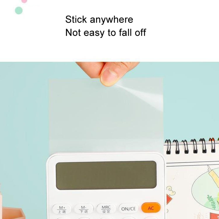 Transparent Convenient Memo Stickers Student Notes Sticky Stickable Bookmarks, 4packs Small, 4packs Medium, 4packs Large