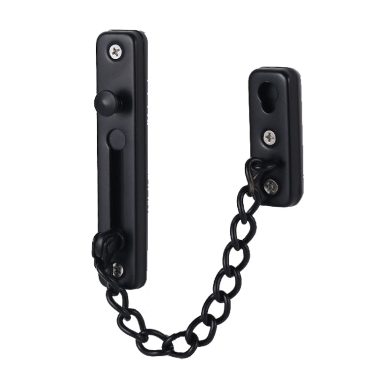 With Insurance Door Buckle Security Chain Anti-burglary Door Chain Latch Household Door Inside Reverse Lock Anti-burglary Buckle, Brushed Stainless Steel, Red Bronze, Ancient Copper, Matte Black