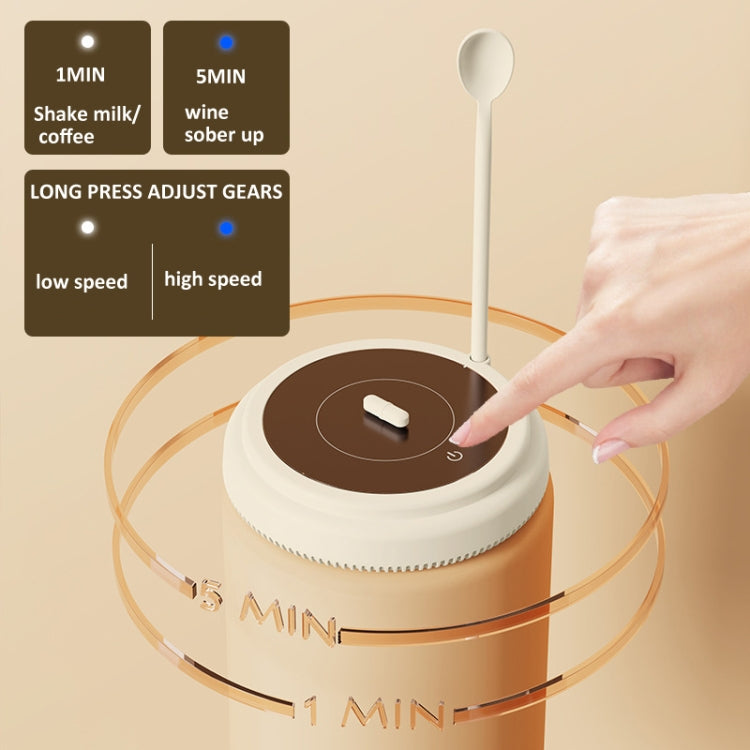10000rpm/Min Magnetic Levitation Electric Coffee Stirrer Milk Shaker With Cup Gift Box, Gift Box