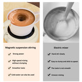 10000rpm/Min Magnetic Levitation Electric Coffee Stirrer Milk Shaker With Cup Gift Box, Gift Box