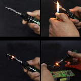 13pcs /Set Pen Type 3 In 1 Gas Soldering Iron Multi-function Gas Soldering Iron Set, 13 In 1 (Green), 13 In 1 (Red), 13 In 1 (Yellow)