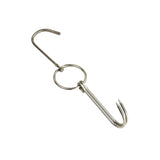 Stainless Steel Double Ring Duck Cooker Hanger Outdoor Barbecue Hanging Hook Stand, 3 Centi Small Ring 23cm, 3 Centi Small Wax Ring 24.5cm, 3 Centi Large Wax Ring 33cm, 3 Centi Medium Wax Ring 29cm, 4 Centi Steel Thick Short 24cm                      ...