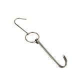 Stainless Steel Double Ring Duck Cooker Hanger Outdoor Barbecue Hanging Hook Stand, 3 Centi Small Ring 23cm, 3 Centi Small Wax Ring 24.5cm, 3 Centi Large Wax Ring 33cm, 3 Centi Medium Wax Ring 29cm, 4 Centi Steel Thick Short 24cm                      ...