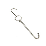 Stainless Steel Double Ring Duck Cooker Hanger Outdoor Barbecue Hanging Hook Stand, 3 Centi Small Ring 23cm, 3 Centi Small Wax Ring 24.5cm, 3 Centi Large Wax Ring 33cm, 3 Centi Medium Wax Ring 29cm, 4 Centi Steel Thick Short 24cm                      ...