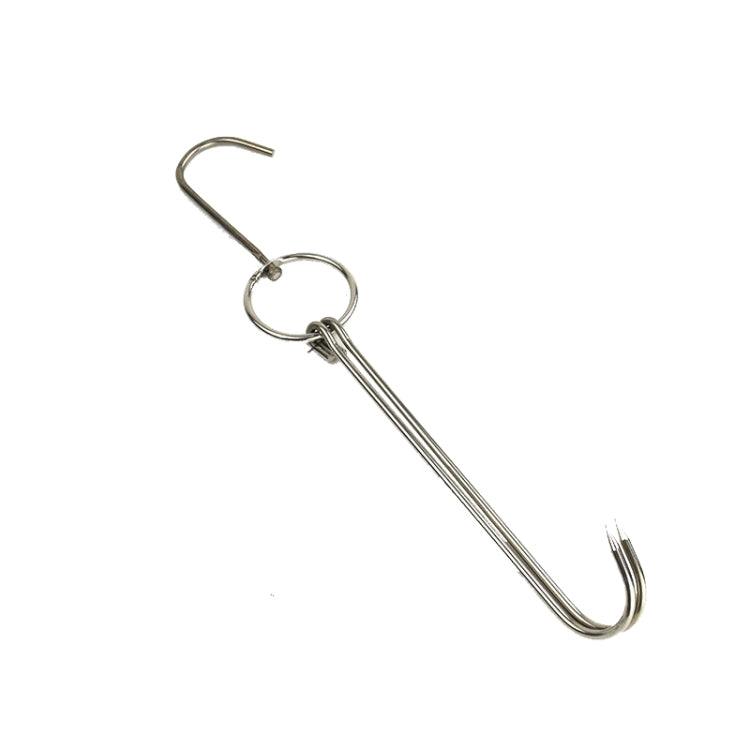 Stainless Steel Double Ring Duck Cooker Hanger Outdoor Barbecue Hanging Hook Stand, 3 Centi Small Ring 23cm, 3 Centi Small Wax Ring 24.5cm, 3 Centi Large Wax Ring 33cm, 3 Centi Medium Wax Ring 29cm, 4 Centi Steel Thick Short 24cm                      ...