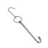 Stainless Steel Double Ring Duck Cooker Hanger Outdoor Barbecue Hanging Hook Stand, 3 Centi Small Ring 23cm, 3 Centi Small Wax Ring 24.5cm, 3 Centi Large Wax Ring 33cm, 3 Centi Medium Wax Ring 29cm, 4 Centi Steel Thick Short 24cm                      ...