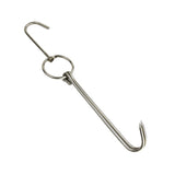 Stainless Steel Double Ring Duck Cooker Hanger Outdoor Barbecue Hanging Hook Stand, 3 Centi Small Ring 23cm, 3 Centi Small Wax Ring 24.5cm, 3 Centi Large Wax Ring 33cm, 3 Centi Medium Wax Ring 29cm, 4 Centi Steel Thick Short 24cm                      ...