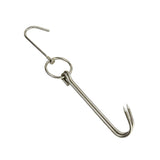 Stainless Steel Double Ring Duck Cooker Hanger Outdoor Barbecue Hanging Hook Stand, 3 Centi Small Ring 23cm, 3 Centi Small Wax Ring 24.5cm, 3 Centi Large Wax Ring 33cm, 3 Centi Medium Wax Ring 29cm, 4 Centi Steel Thick Short 24cm                      ...