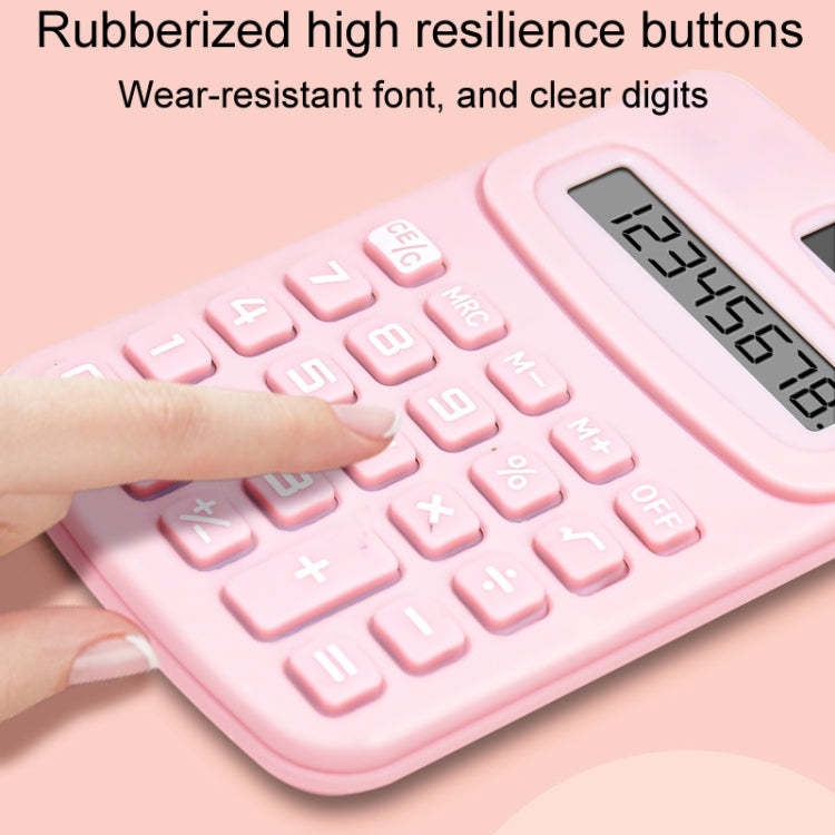 Small Solid Color Calculator Dormitory Student Office Exam Tool