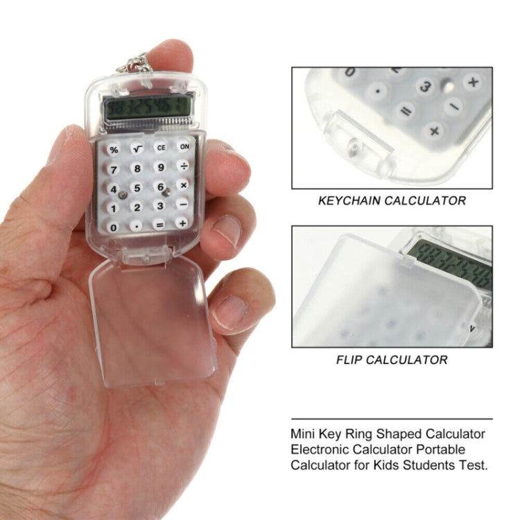 Flip Top Portable Mini Calculator Student Exam Office Calculator