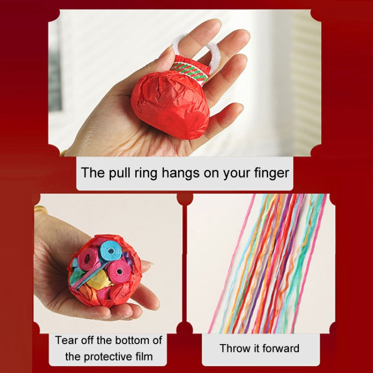 Hand Throwing Rings Ribbon Wedding Bar Atmosphere Stage Magic Props