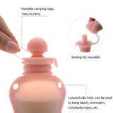 150ml Reusable Silicone Baby Food Pouches Refillable Squeeze Storage Containers, 150ml Blue, 150ml Pink, 150ml Beige