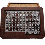 Wooden Money Box Piggy Bank With Counter Home Library Decoration, Light Brown 1000 Euros, Light Brown 2000 Euros, Light Brown 3000 Euros, Light Brown 5000 Euros, Light Brown 10,000 Euros, Dark Brown 1000 Euros, Dark Brown 2000 Euros, Dark Brown 3000 Eu...