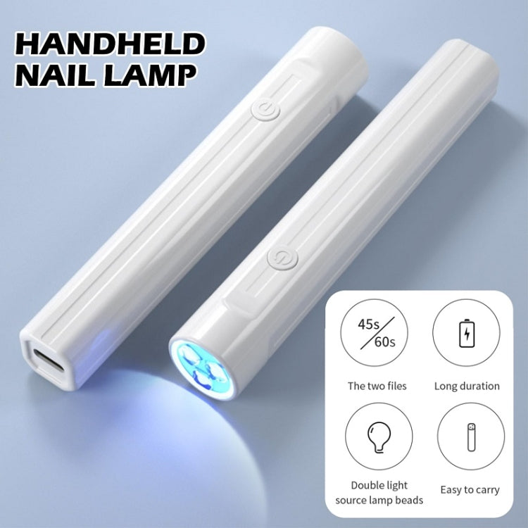 Small Portable Handheld Nail Polish Light Therapy Machine, Plug-in, Rechargeable