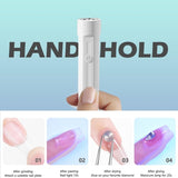 Small Portable Handheld Nail Polish Light Therapy Machine, Plug-in, Rechargeable