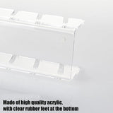 Acrylic Baseball Cap Holder Can Store 7 Baseball Caps, Transparent, Black