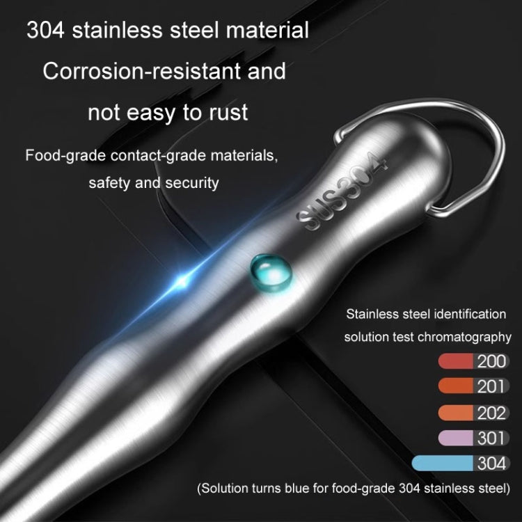 304 Thickened Lengthened Steel Wire Pot Brush Stainless Steel Cleaning Brush For Kitchen, 25.5cm