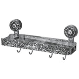 Bathroom No-Punch Suction Cup Shelf Household Restroom Wall Mounted Organizing Rack