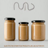 Stainless Steel Peanut Butter Stirrer Food Grade Material Kitchen Butter Jam Stirring Tool, Regular Model, Updated Model