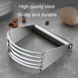 Stainless Steel Cutter 5-Layer Curved Dough Mixer Kitchen Baking Flour Cutter Gadgets