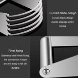 Stainless Steel Cutter 5-Layer Curved Dough Mixer Kitchen Baking Flour Cutter Gadgets
