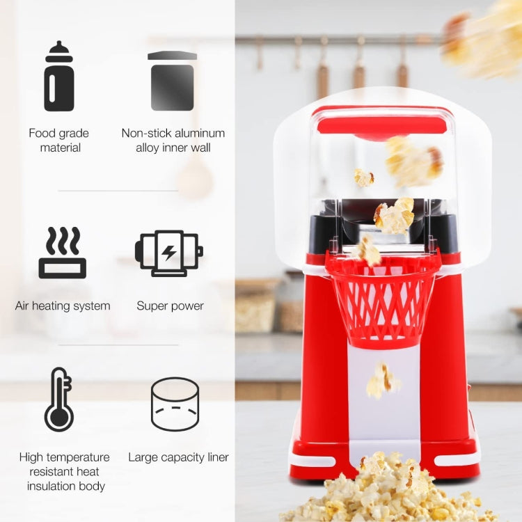 1200W Basket Popcorn Machine Electric Automatic Corn Popper, 220V EU Plug, 110V US Plug, 220V UK Plug, 220V AU Plug