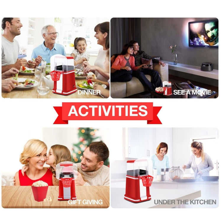 1200W Basket Popcorn Machine Electric Automatic Corn Popper, 220V EU Plug, 110V US Plug, 220V UK Plug, 220V AU Plug