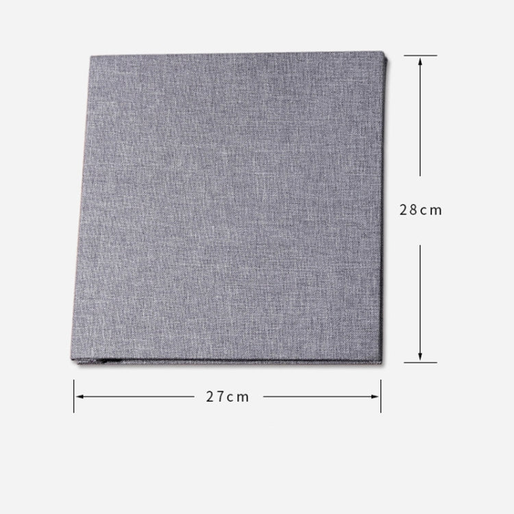 Simple Linen Self-adhesive Film Album Retro Family Large Capacity Handmade Creative Gifts