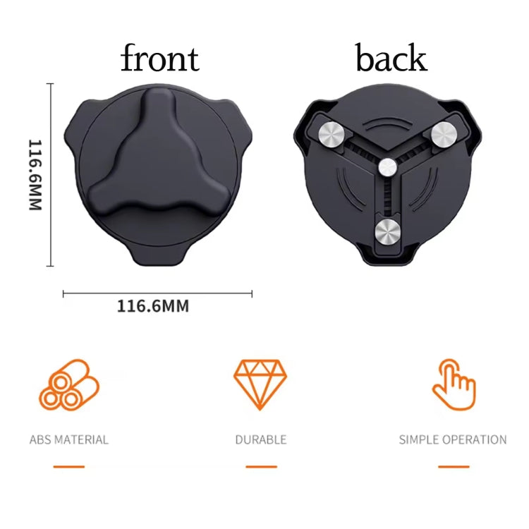 Magnetic Rotatable Can Opener Portable Beer Coke Manual Bottle Opener