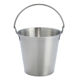 304 Stainless Steel Handheld Ice Bucket Bar Beer Chill Bucket Chips Milk Tea Snacks Barrel, 700ml, 1000ml, 1800ml