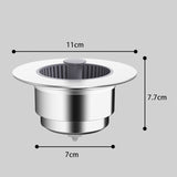 Pop Up Kitchen Sink Drain Strainer Stopper Combo Anti-Clog and Easy Clean, Sink Drain Strainer Stopper