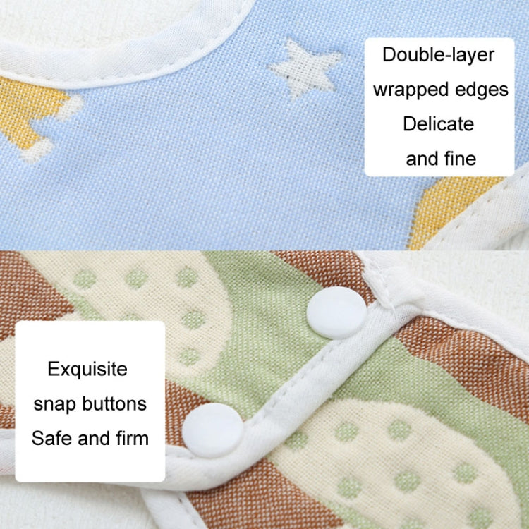 2pcs Dual Sided Newborn Baby Petal Waterproof Bib Six Layers Gauze Cotton Plum Bib, Pork Pink, Pig Blue, Cedar Pink, Cloud Pink, Cloud blue, Alpaca Pink, Puppet Monkey, Giraffe, Mickey, Airplane, Crown, Classic Mushroom