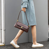 Women Vintage Baguette Armpit Bag Shoulder Handbag