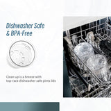 For Ninja Creami Deluxe NC500 / NC501 4pcs /Set 24Oz Ice Cream Containers