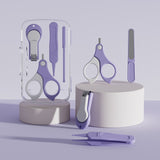 4-in-1 Baby Nail Clipper Set Travel Portable Baby Care Kit