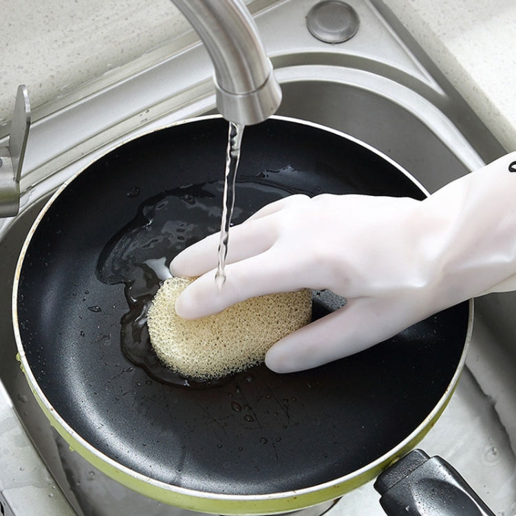 Waterproof Kitchen Dishwashing Gloves Household PVC Non-slip Laundry Housework Gloves, S, M, L