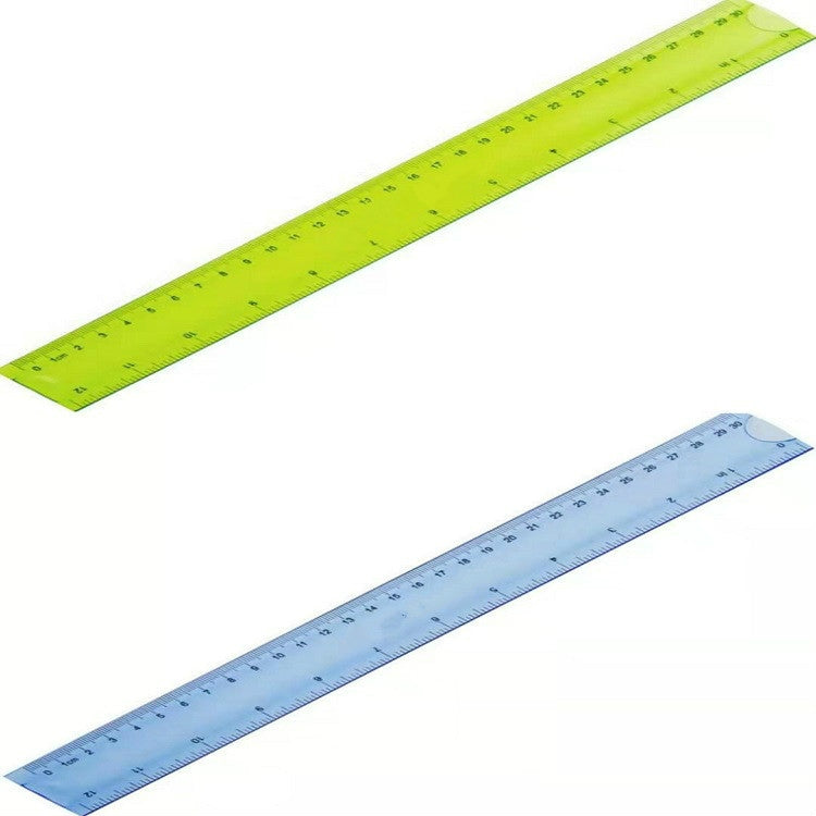Soft Ruler Student Flexible Ruler Tape Measure Straight Ruler Office School Supplies, 20cm