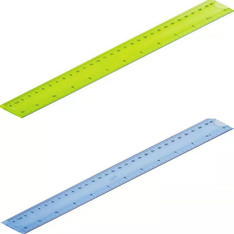 Soft Ruler Student Flexible Ruler Tape Measure Straight Ruler Office School Supplies, 20cm