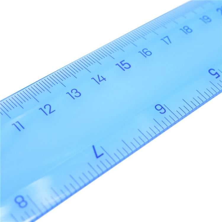 Soft Ruler Student Flexible Ruler Tape Measure Straight Ruler Office School Supplies, 20cm