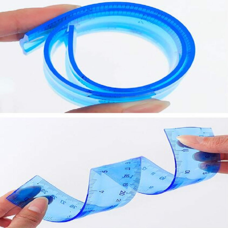 Soft Ruler Student Flexible Ruler Tape Measure Straight Ruler Office School Supplies, 20cm