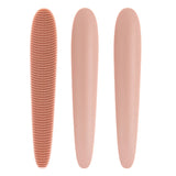 3pcs Cat Tongue Texture Grooming Brush Pet Massage Comb, Grey, Pink