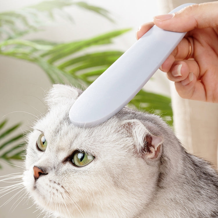 3pcs Cat Tongue Texture Grooming Brush Pet Massage Comb, Grey, Pink