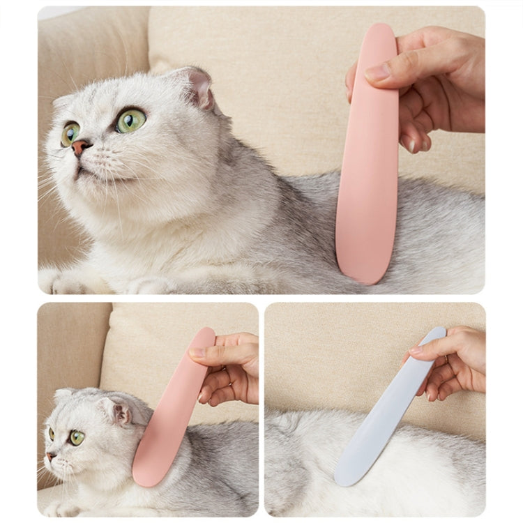 3pcs Cat Tongue Texture Grooming Brush Pet Massage Comb, Grey, Pink