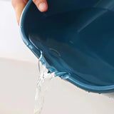 8 In 1 Drain Basket Double-Layer Vegetable Washing Basket Fruit Basin