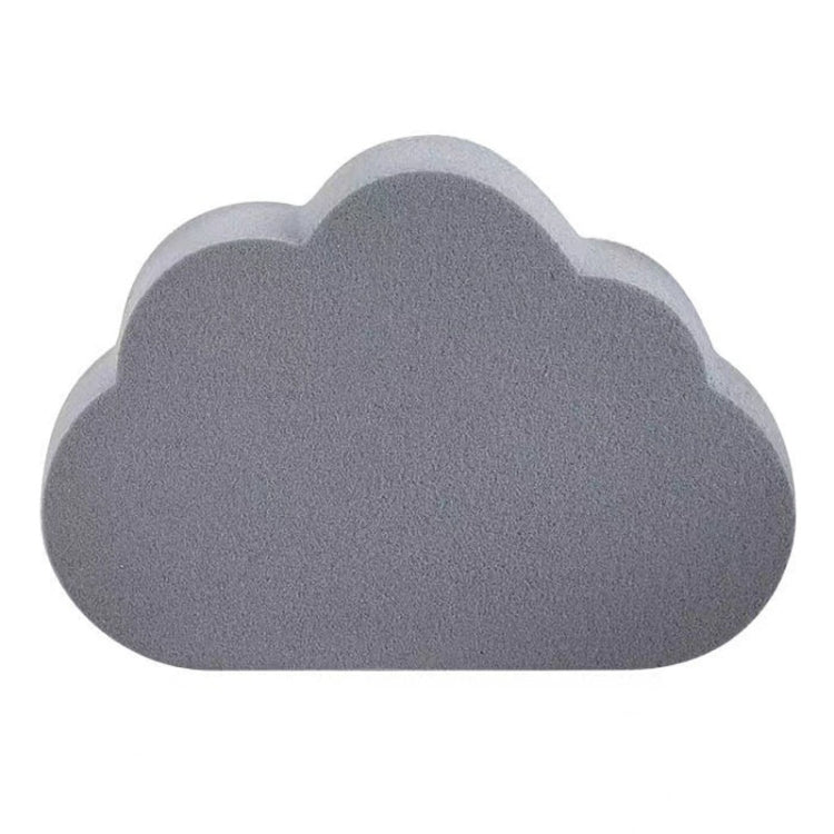 Clouds Type Absorbent Sponge Cleaner Bathroom Washbasin Limescale Preventive Cleaning Brush, Gray