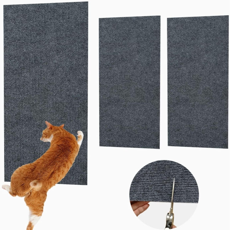 Trimmable Self-Adhesive Cat Scratching Mat DIY Climbing Cat Scratcher, 30 x 100cm, 40 x 100cm, 60 x 100cm