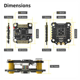3-6S Lipo Barometer For RC Drone, SpeedyBee BLS 50A 4-in-1 ESC, SpeedyBee F405 V3 Flight Controller, SpeedyBee F405 V3 50A Stack