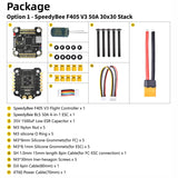 3-6S Lipo Barometer For RC Drone, SpeedyBee BLS 50A 4-in-1 ESC, SpeedyBee F405 V3 Flight Controller, SpeedyBee F405 V3 50A Stack