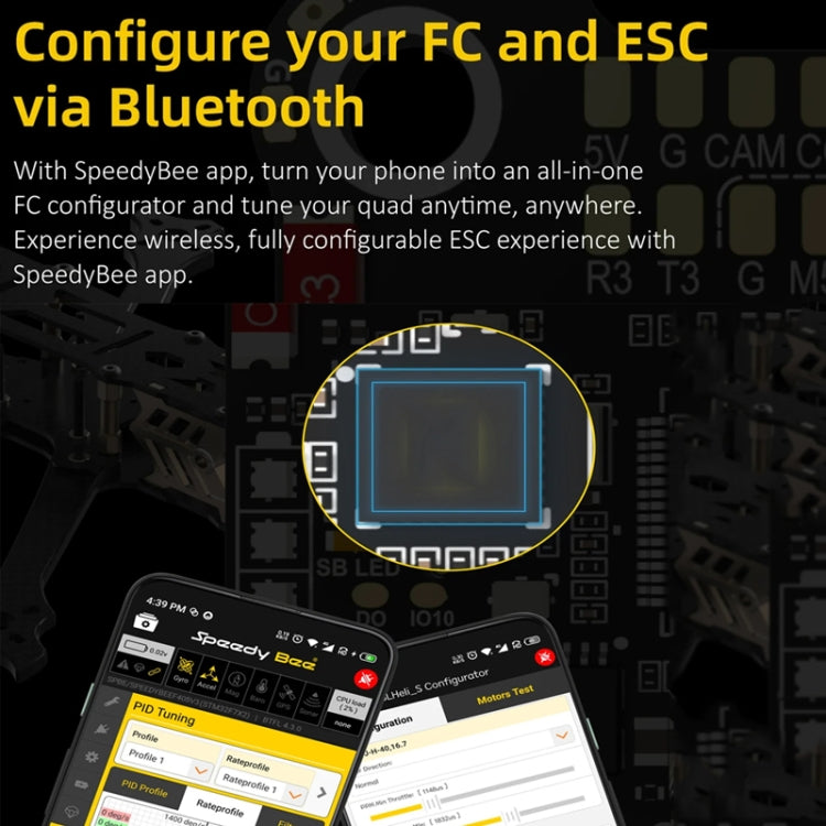 3-6S Lipo Barometer For RC Drone, SpeedyBee BLS 50A 4-in-1 ESC, SpeedyBee F405 V3 Flight Controller, SpeedyBee F405 V3 50A Stack