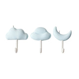 3pcs /Set Household Wall Hanging Hooks Dormitory Non-Marking Punch-Free Adhesive Hooks